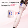 K&K 1.25 Inch Tourmaline Ionic Hot Brush Hair Curler for Loose & Volume Curls Long Hair Heated Styler Dual Voltage