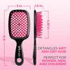 unBrush Hexagonal Wet/Dry Hair Styling Massage Comb