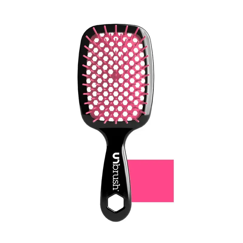 unBrush Hexagonal Wet/Dry Hair Styling Massage Comb