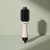 LANGE HAIR Le Volume 2-in-1 Titanium Blow Dryer Brush | Hot Air Brush in One with Oval Barrel | Hair Styler for Smooth Frizz-Free Results for All Hair Types (Black - 60 mm)