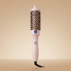 K&K 1.25 Inch Tourmaline Ionic Hot Brush Hair Curler for Loose & Volume Curls Long Hair Heated Styler Dual Voltage
