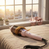 K&K 1.25 Inch Tourmaline Ionic Hot Brush Hair Curler for Loose & Volume Curls Long Hair Heated Styler Dual Voltage