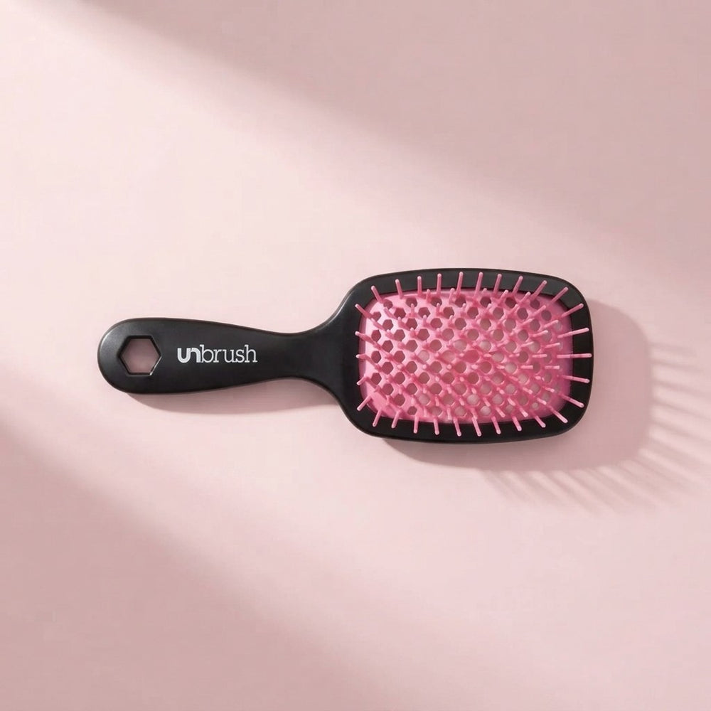 unBrush Hexagonal Wet/Dry Hair Styling Massage Comb