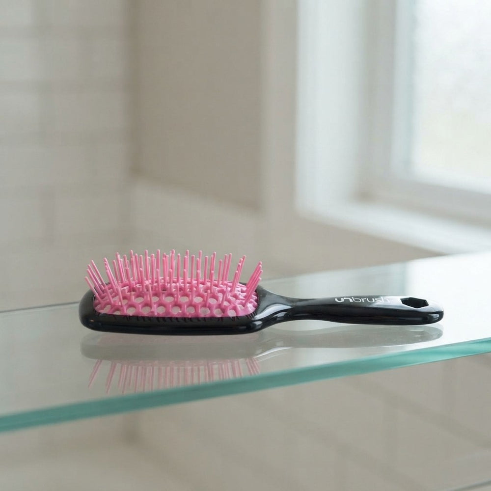 unBrush Hexagonal Wet/Dry Hair Styling Massage Comb
